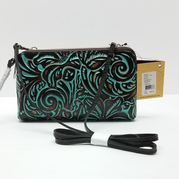 Patricia Nash Handbags - Patricia Nash Melissana Turquoise Crossbody/ Wrist